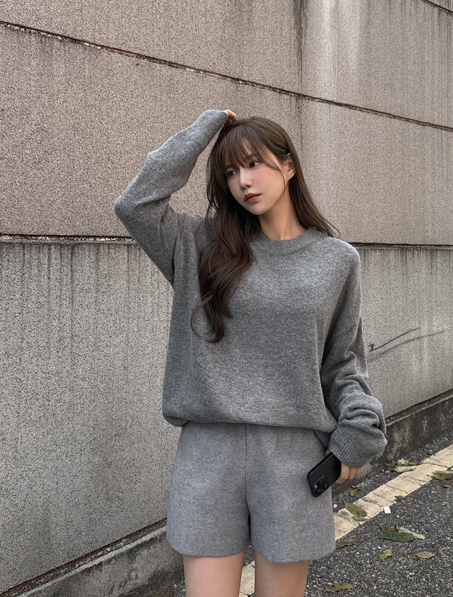 Duplea Cashmere Wool Basic Knit
