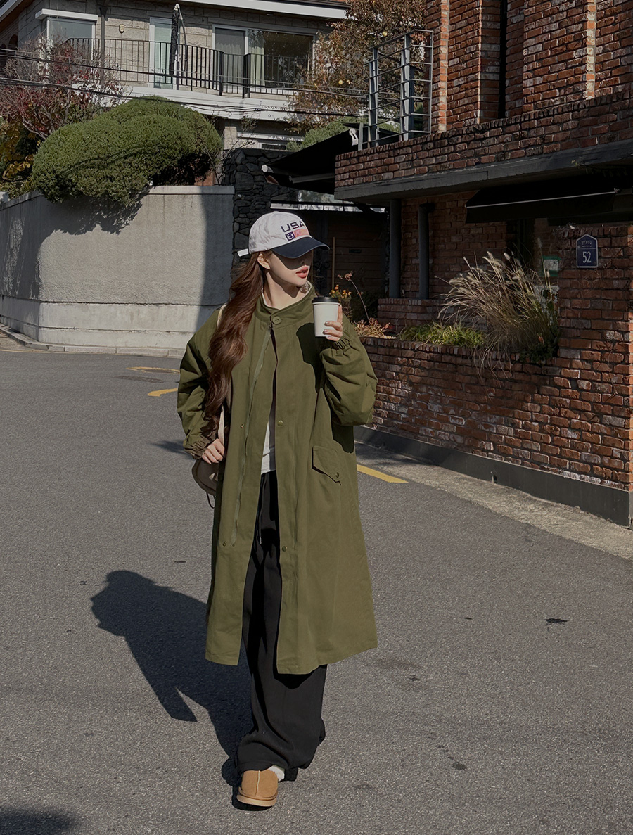 Deweyenne Fur Field Jacket Long Jumper