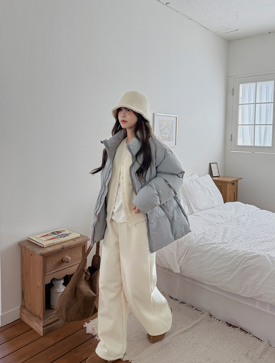 PLUA fleece Basic Waistband Pants