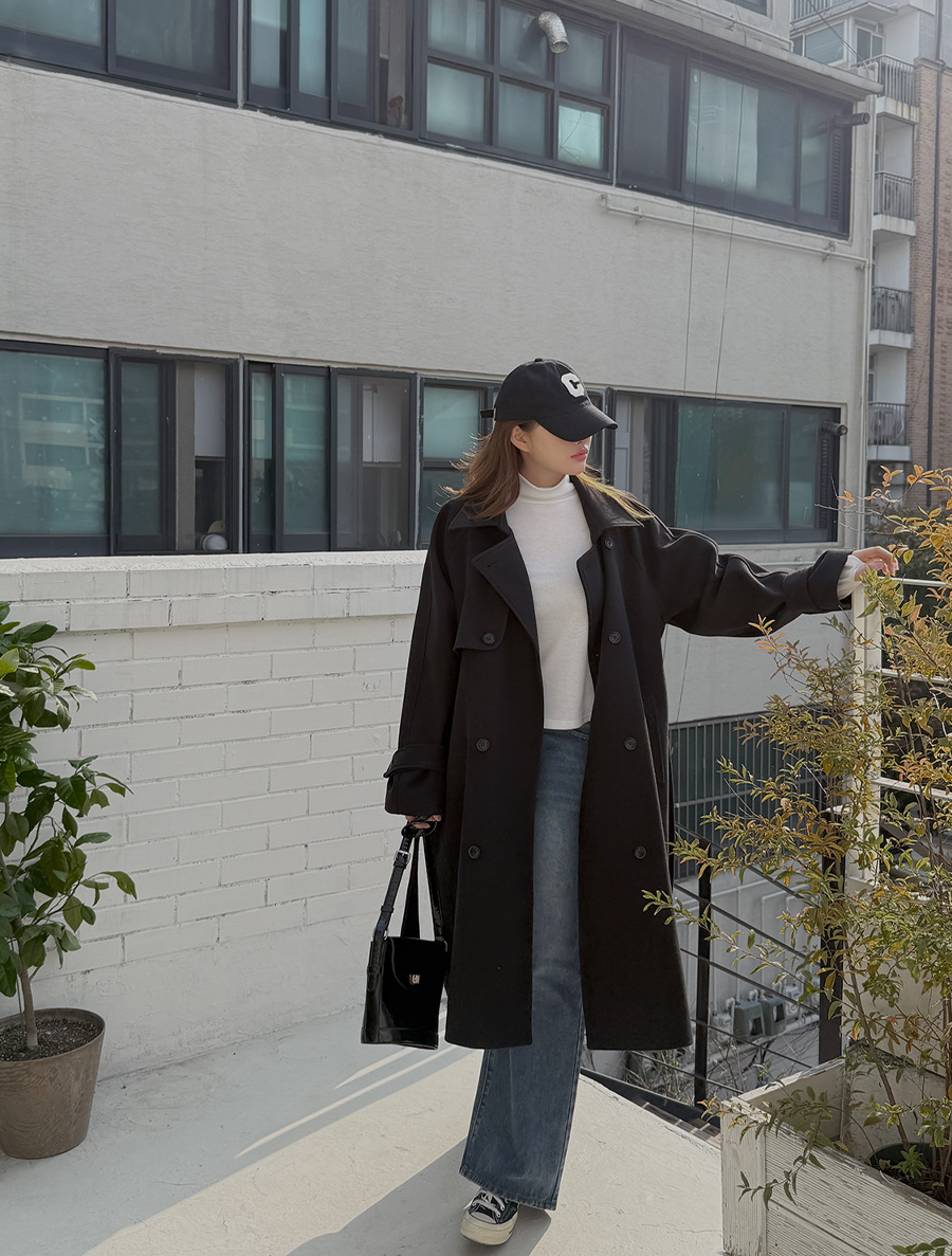 Comment BeltSET quilting Collar Coat(2Ounce)