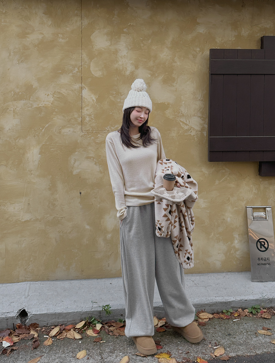 Part A fleece Basic T-shirt