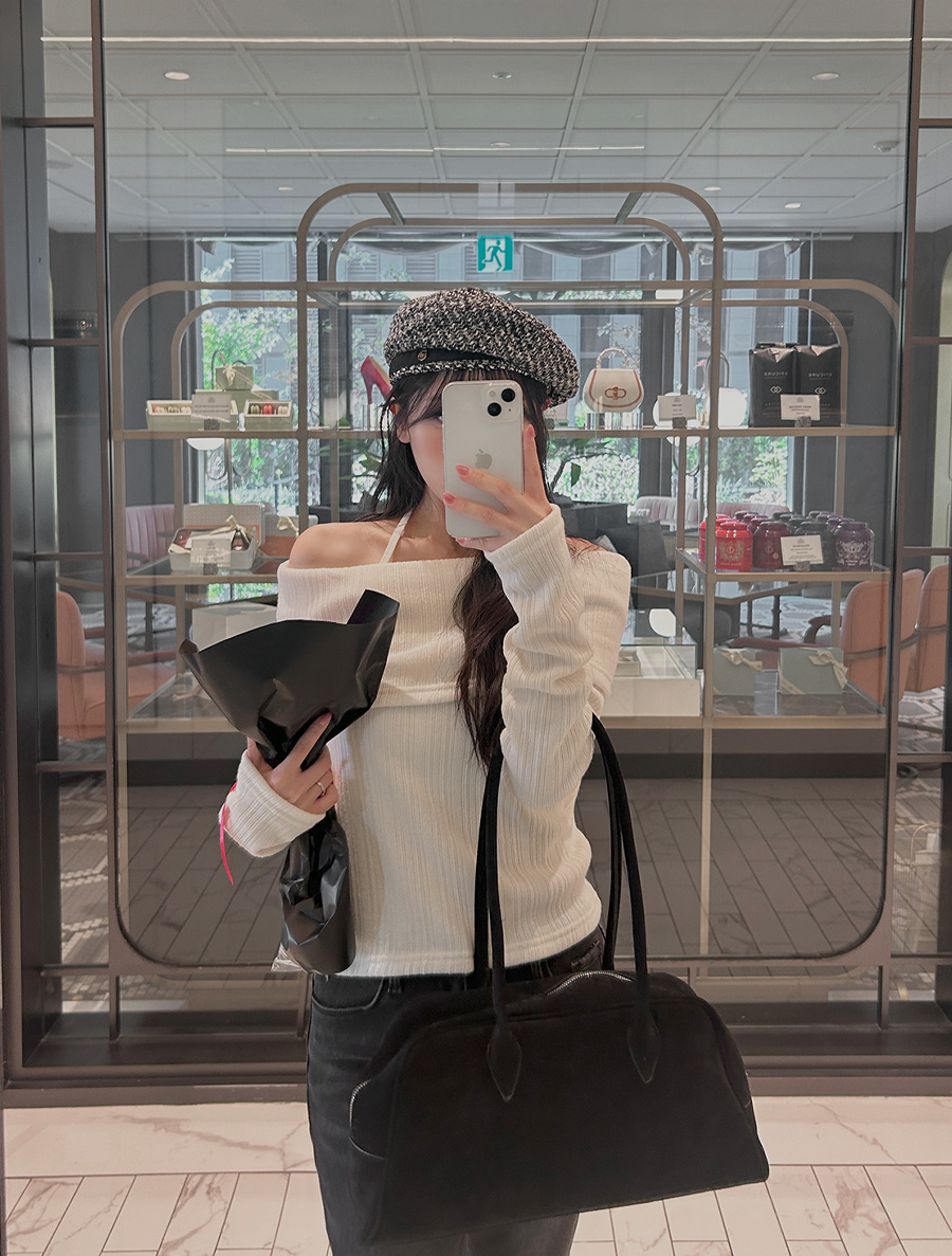 Chuzni Pendant Wool Tweed Beret