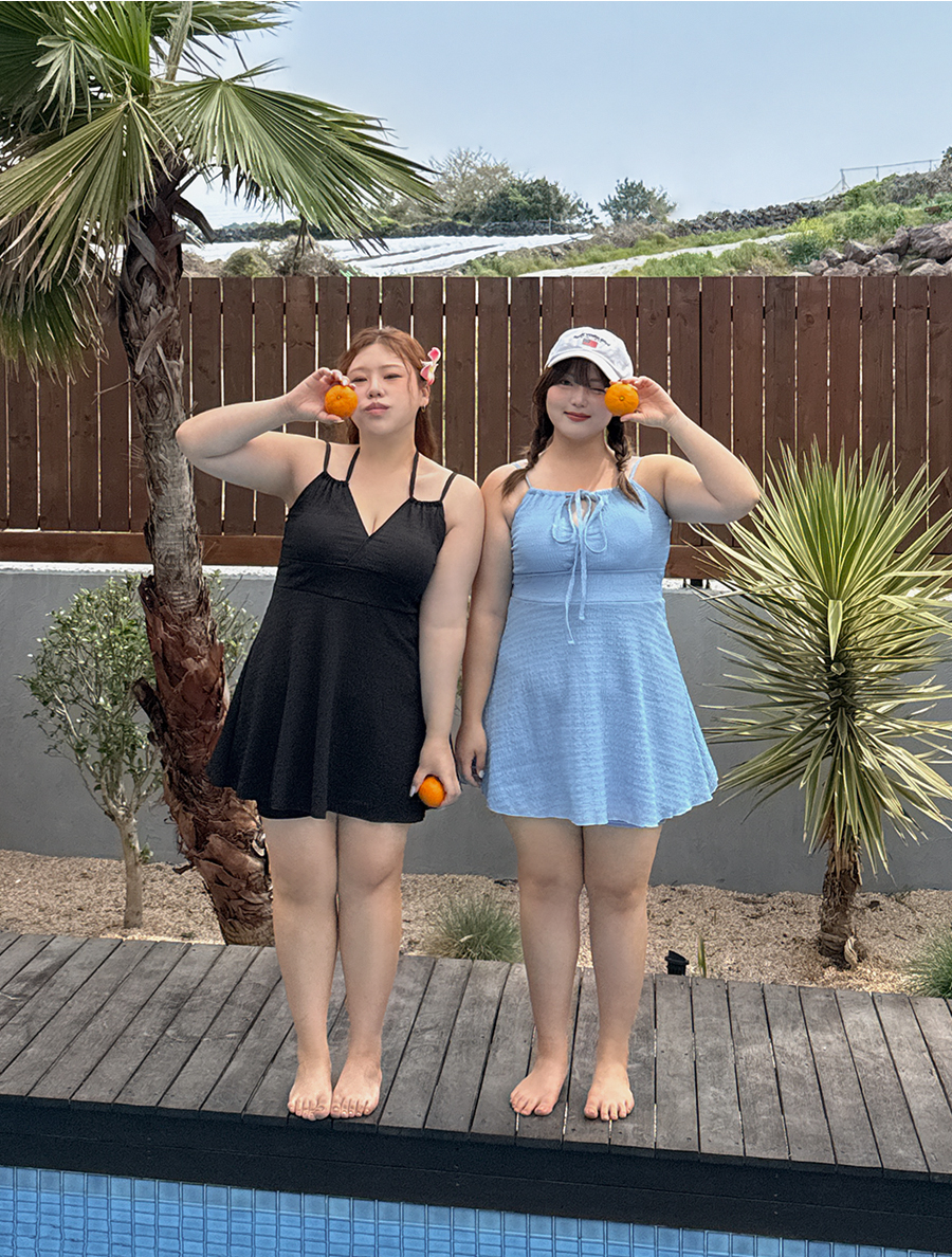 [EVELLET]Atune Holter Dress Swimsuit