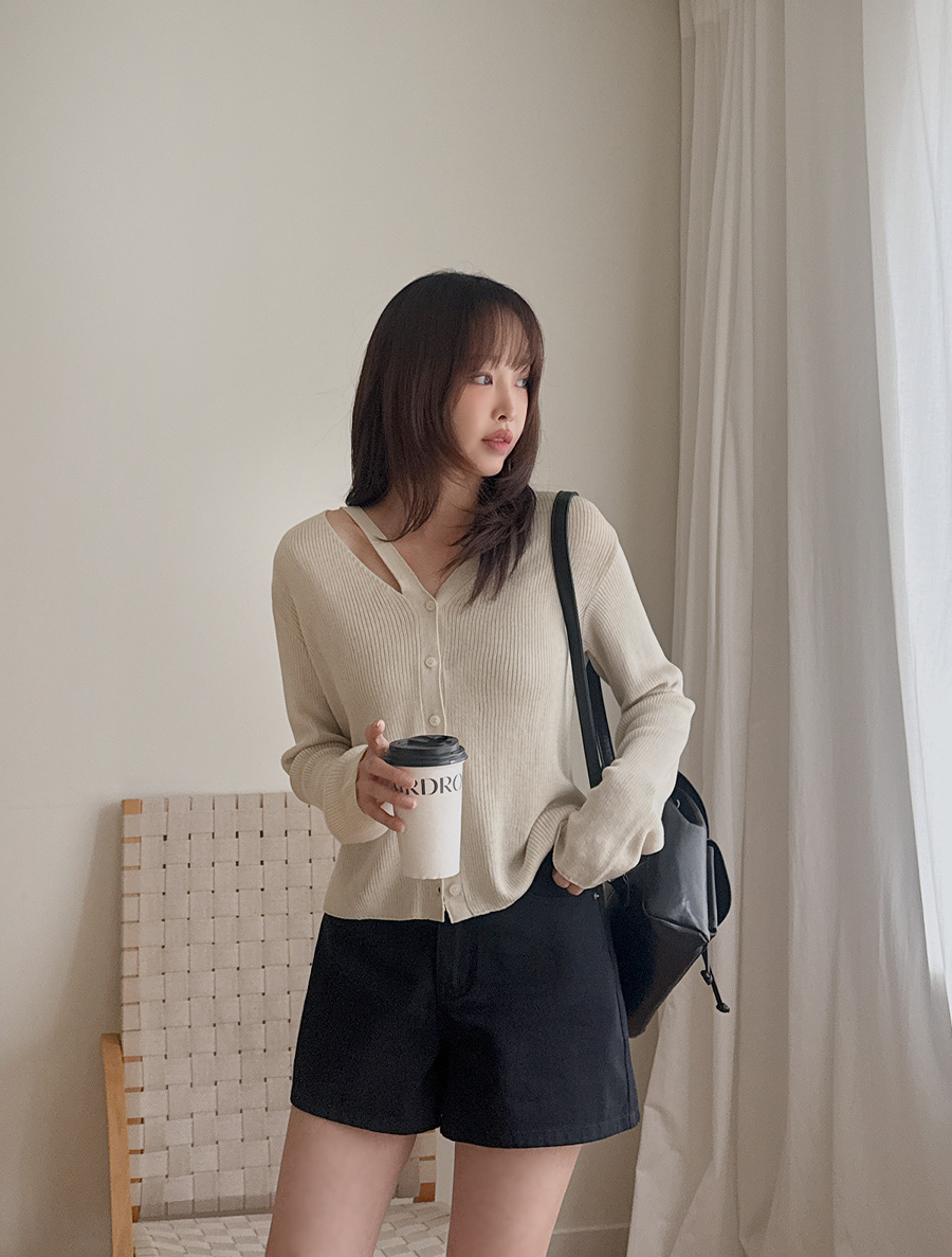 [EVELLET] Rope Team Ribbed Knit