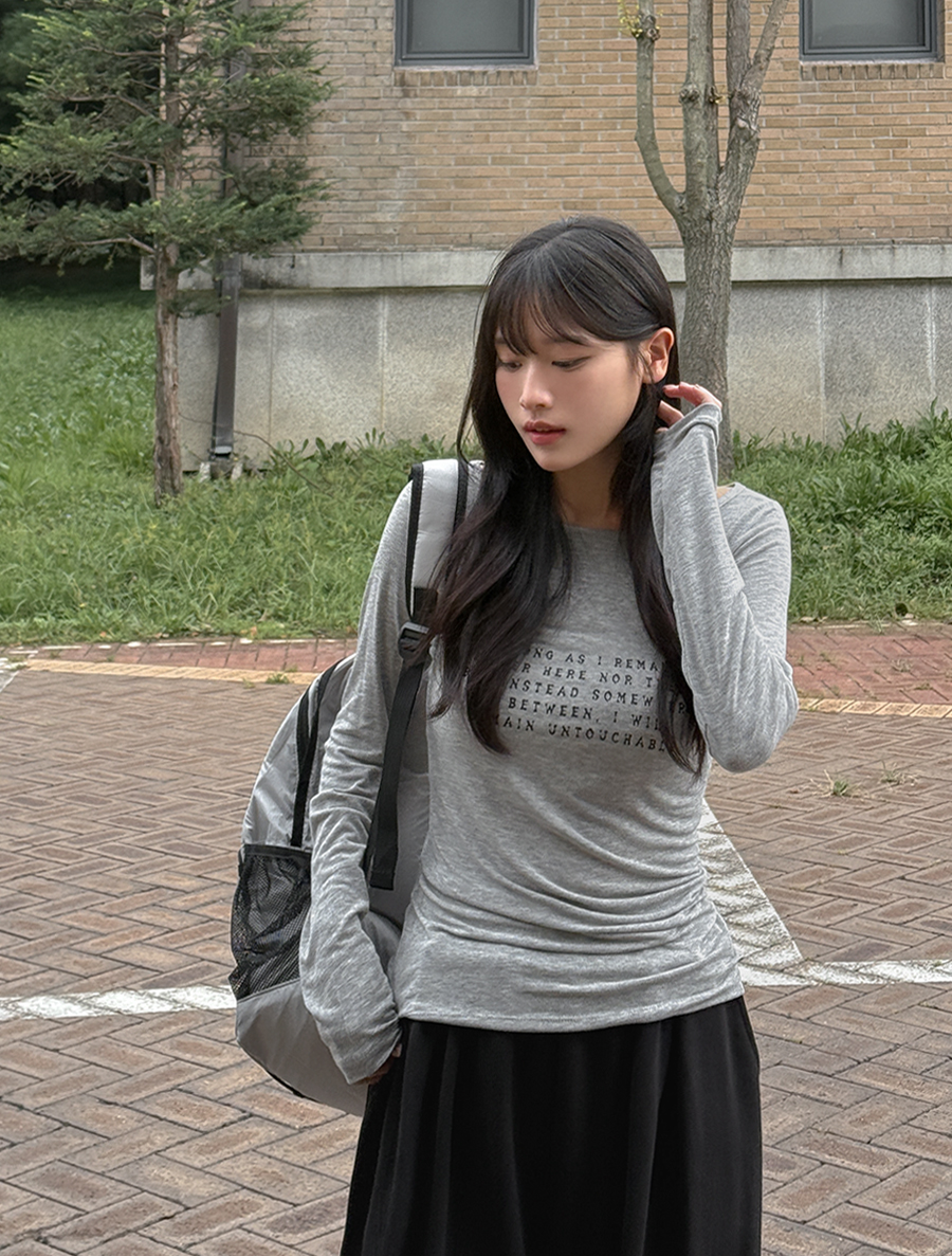 Enaro Graphic Print Span T-shirt