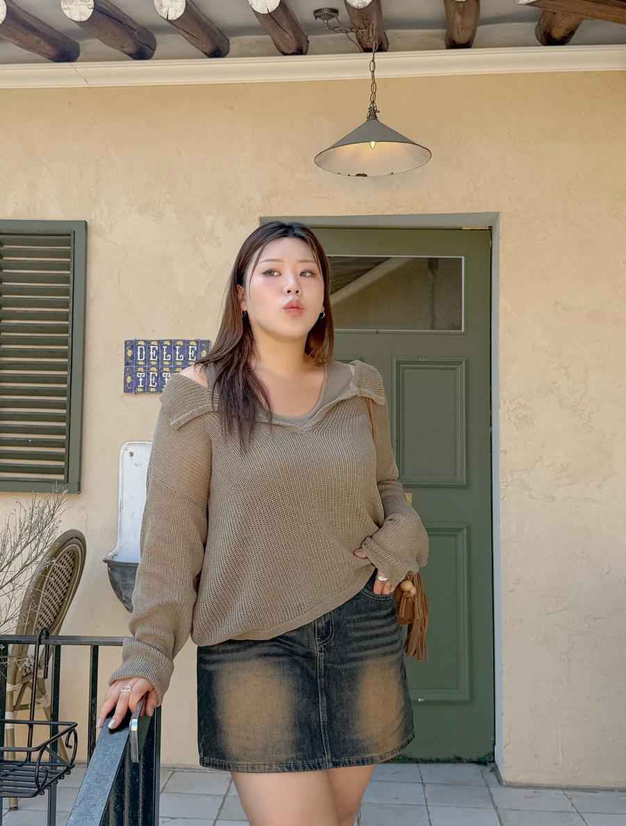 [EVELLET] Letian Lyocell Knit Sleeveless Tower SET