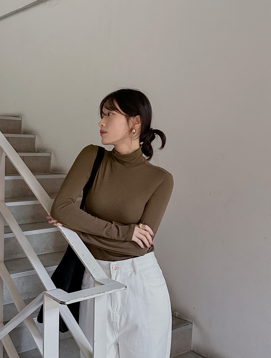 [EVELLET] Aeoldyn Rayon Wool Polar T-shirt