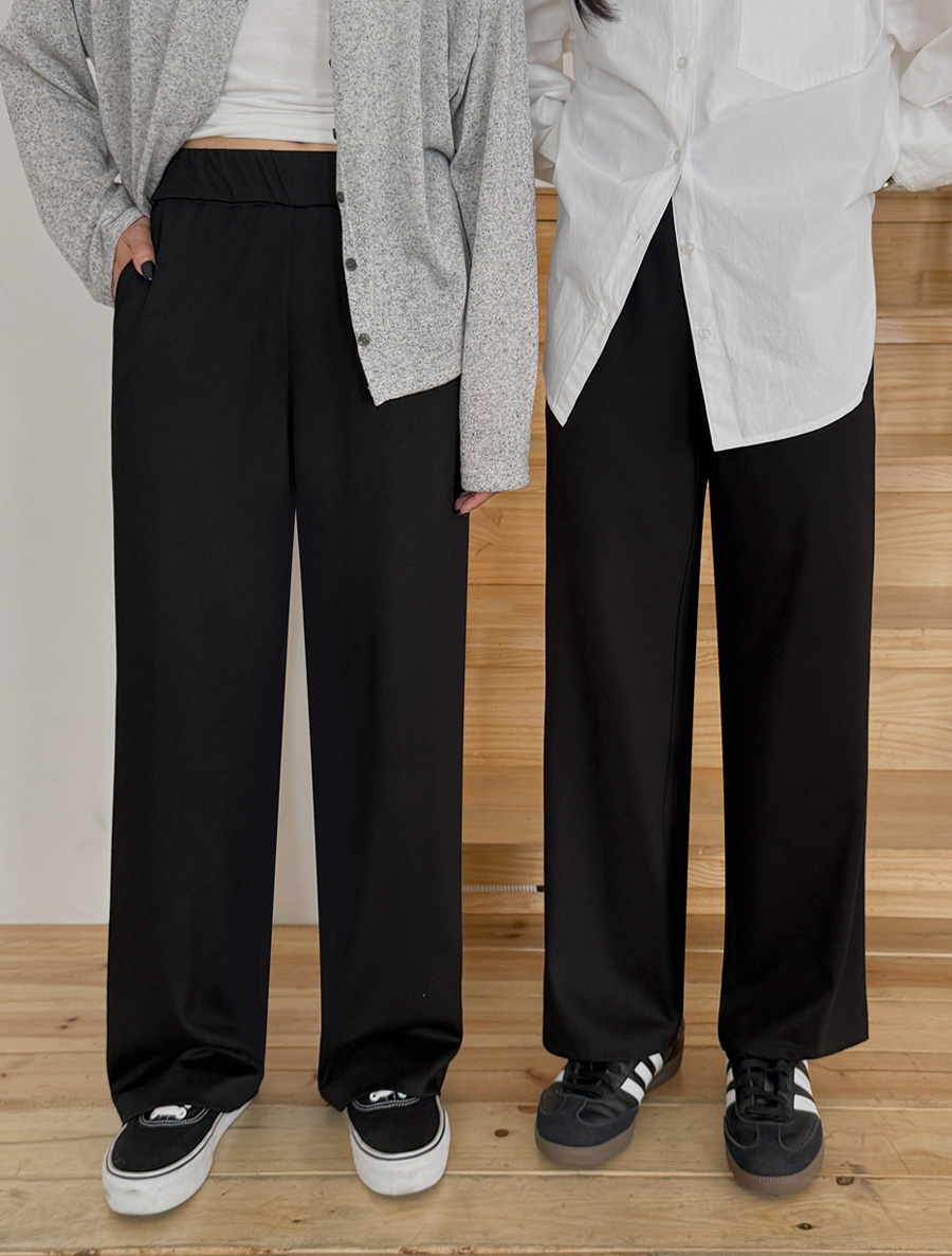 [Daily Pants] FB Straight Waistband Pants by Length