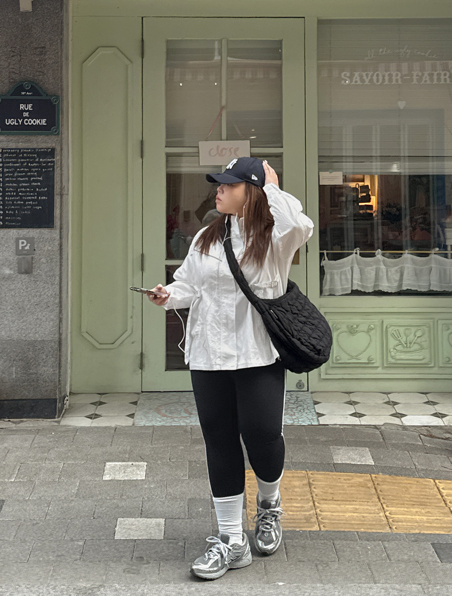 [EVELLET] Brindi buckle windbreaker