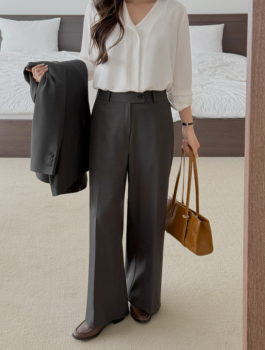 Netan Straight Long Slacks