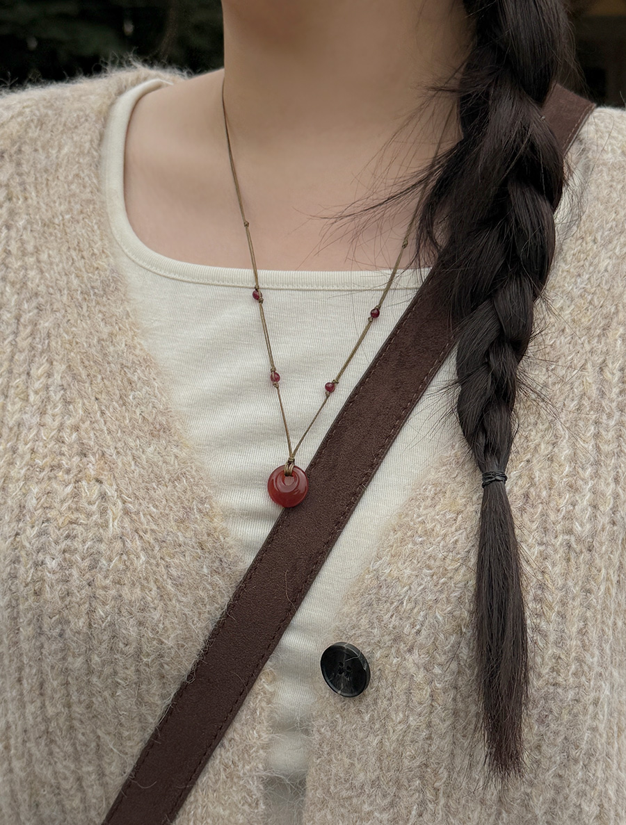 Bnor Raw Stone Necklace