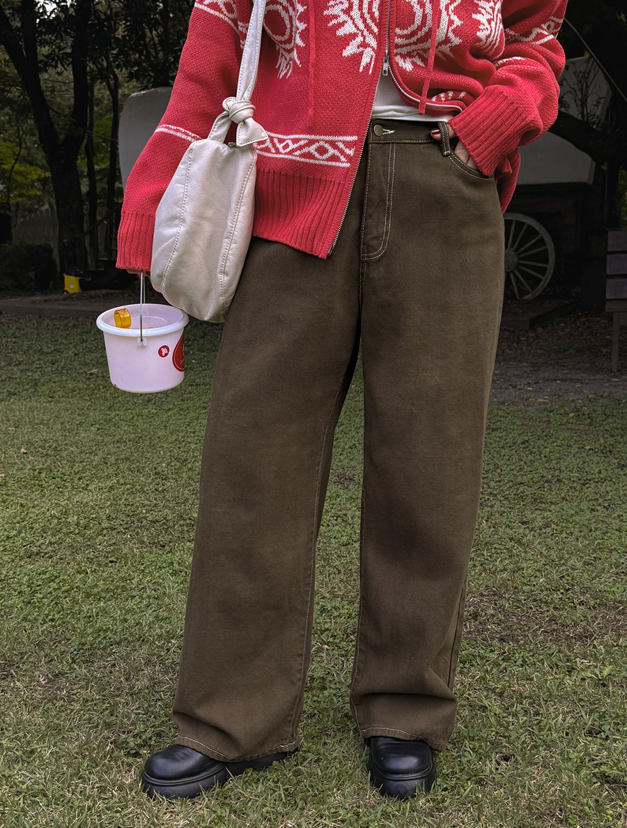 Virano Straight Long Cotton Pants