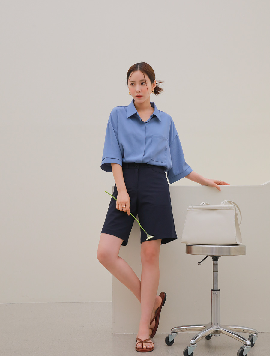 [EVELLET]Cefon Cool 4.Pedal pushersPants