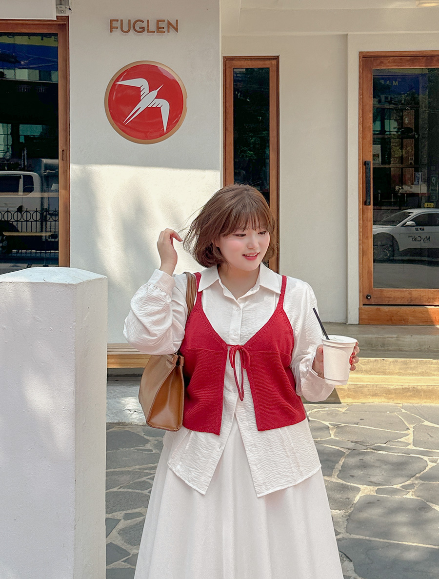 [EVELLET] Opening Knit Bustier