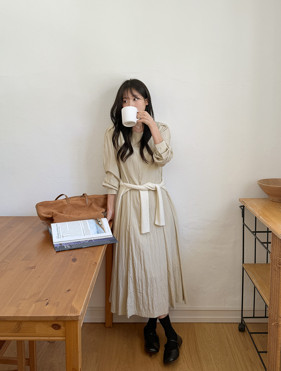 [EVELLET] Yujiro Smoke Long Dress