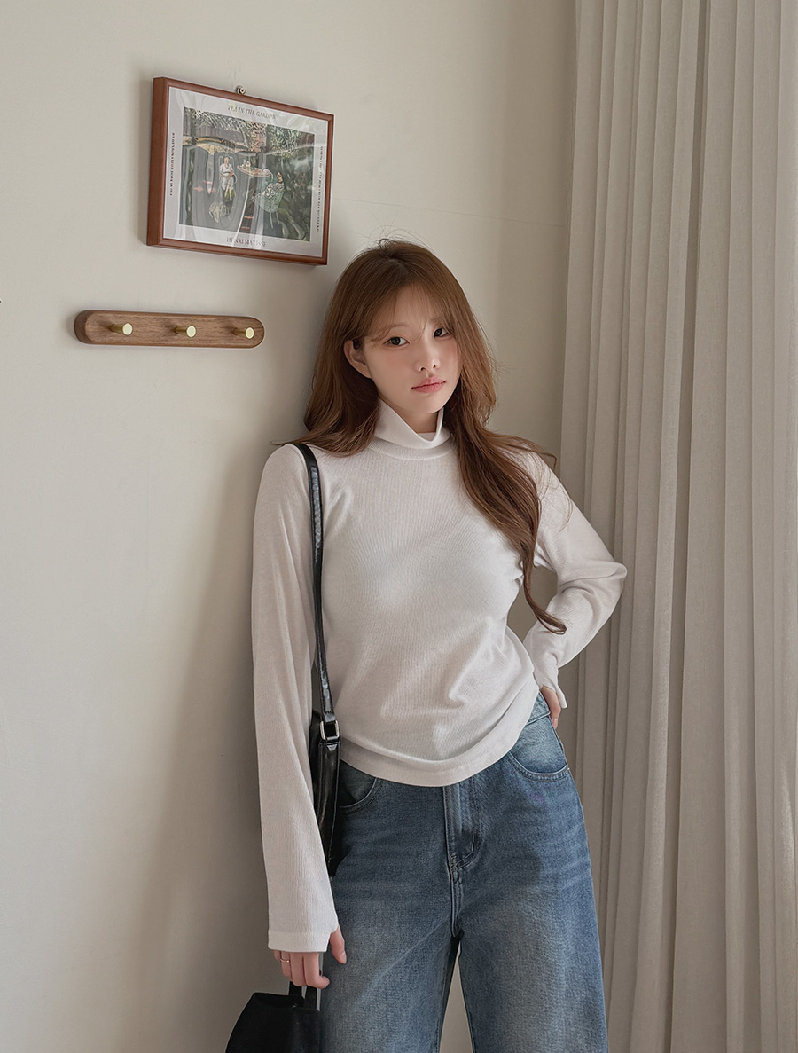 Newtemper Bokashi High Neck Warmer T-shirt