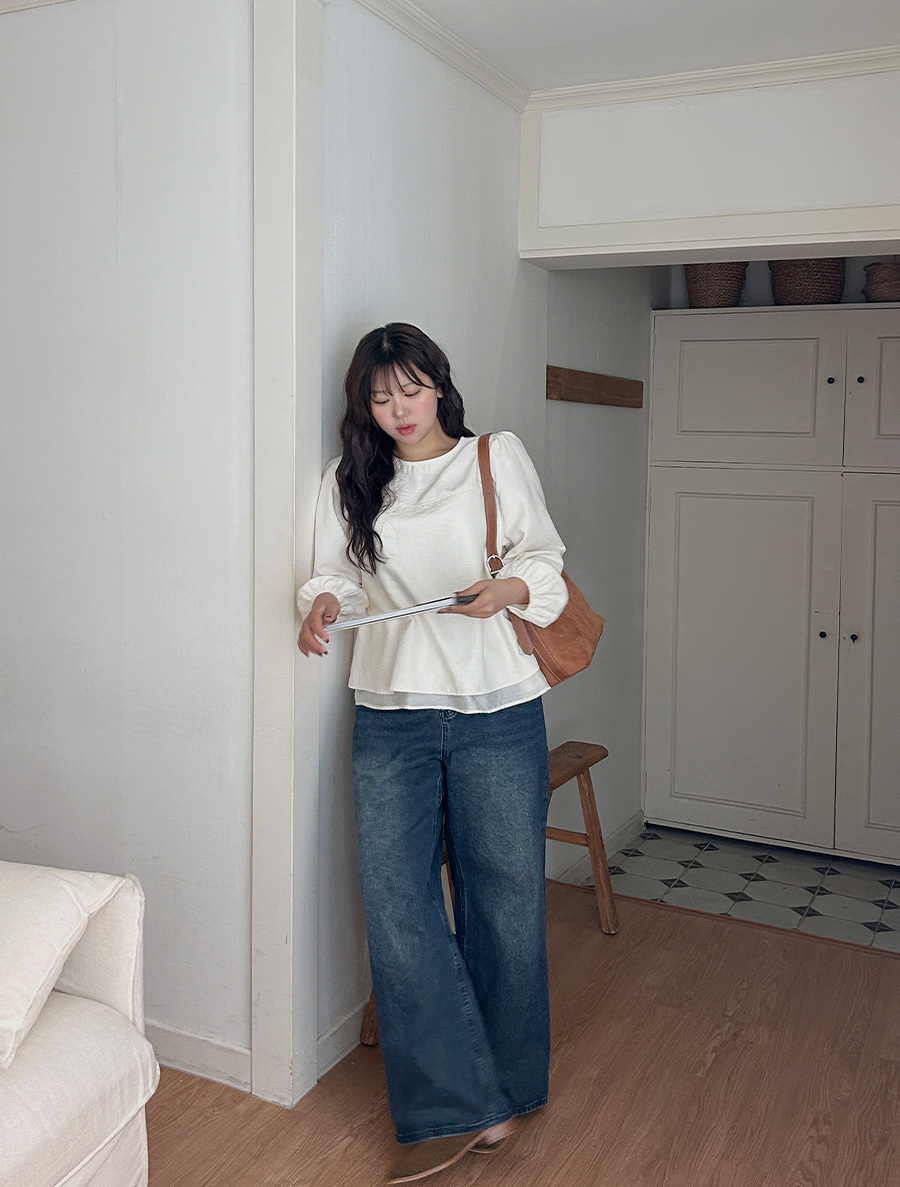 Tuhaaf Layered Puff Blouse