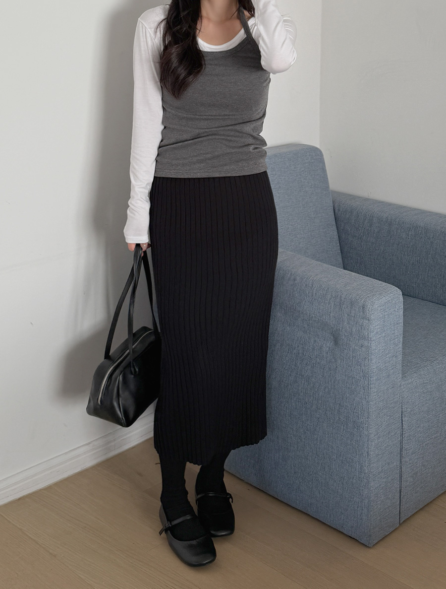 [EVELLET] Epyeon Knit Skirt