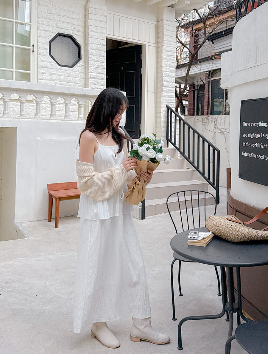 [EVELLET]Kiroro Layered Bustier Long Dress