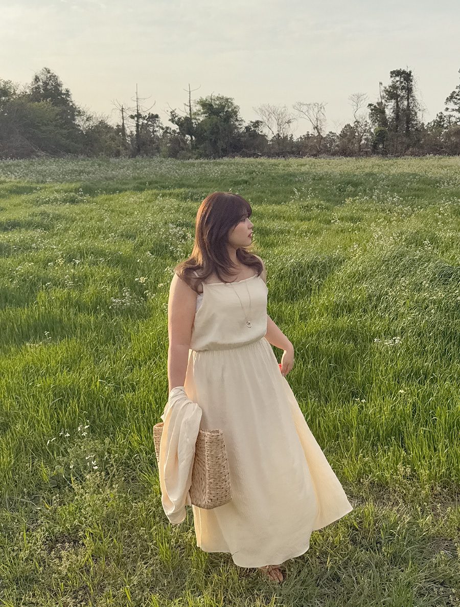 Hobiren Shirt Bustier Long Dress SET