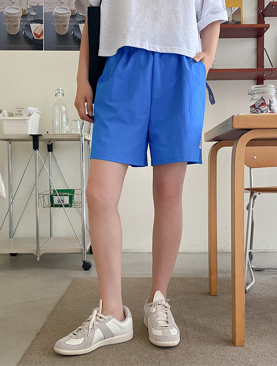 [EVELLET] Jacqueline Nylon Pouch Waistband Pants