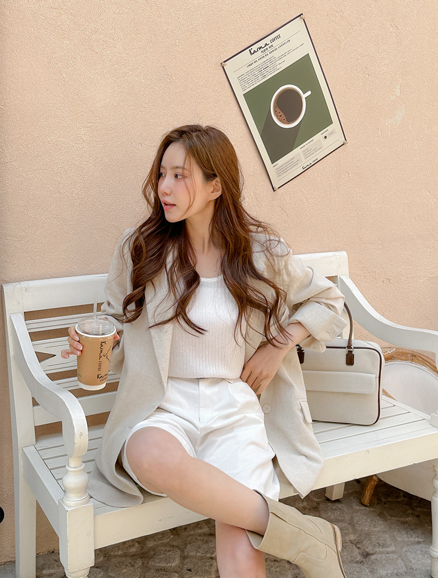 Cirento Linen single Jacket