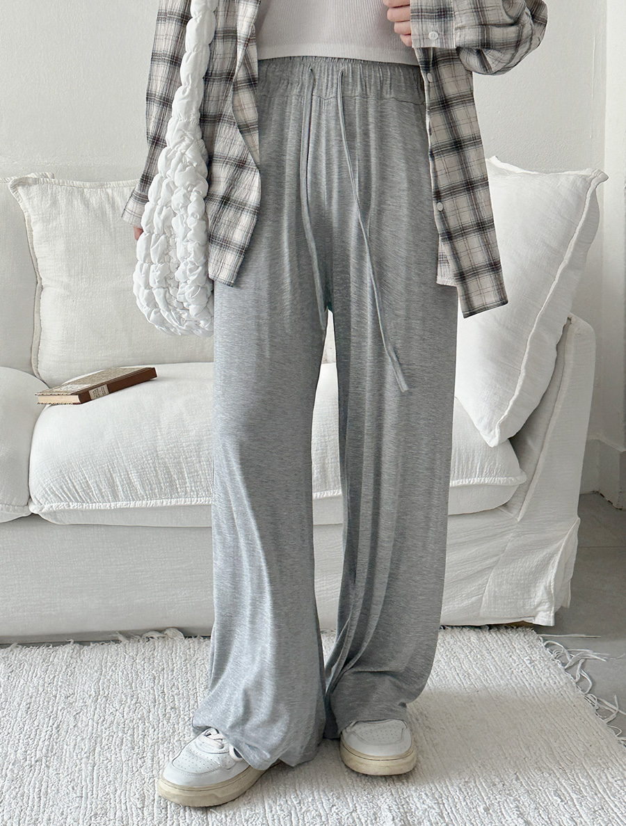 [EVELLET]Rodells Span Wide Waistband Pants