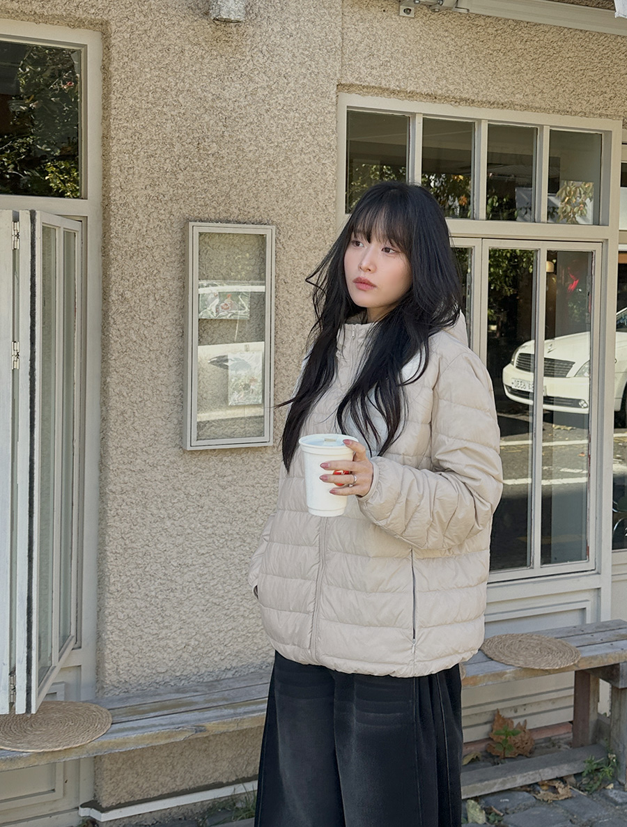 [Exclusive Feature] Daytime Duck Down Packable Hood Lightweight Padding